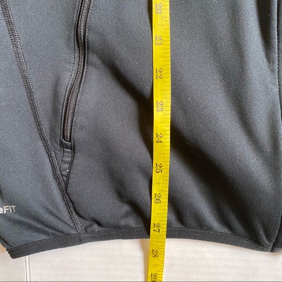 Nike+ FIT Dry vintage full zip knit performance jacket black size Large - Picture 13 of 14